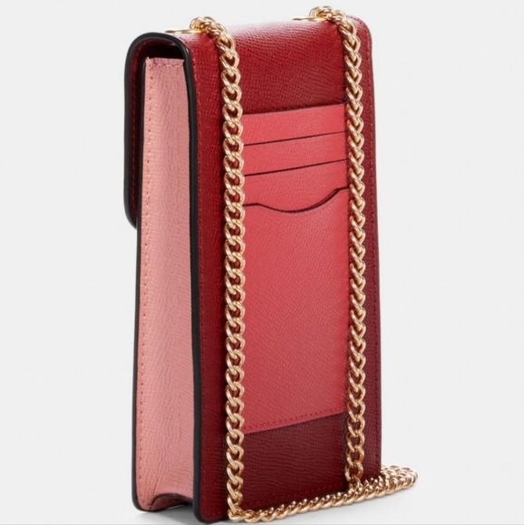NWOT Coach North/South Phone Crossbody in Colorblock - Picture 3 of 9